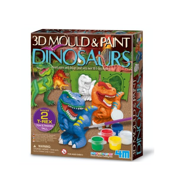 Moldea y pinta Dinosaurios