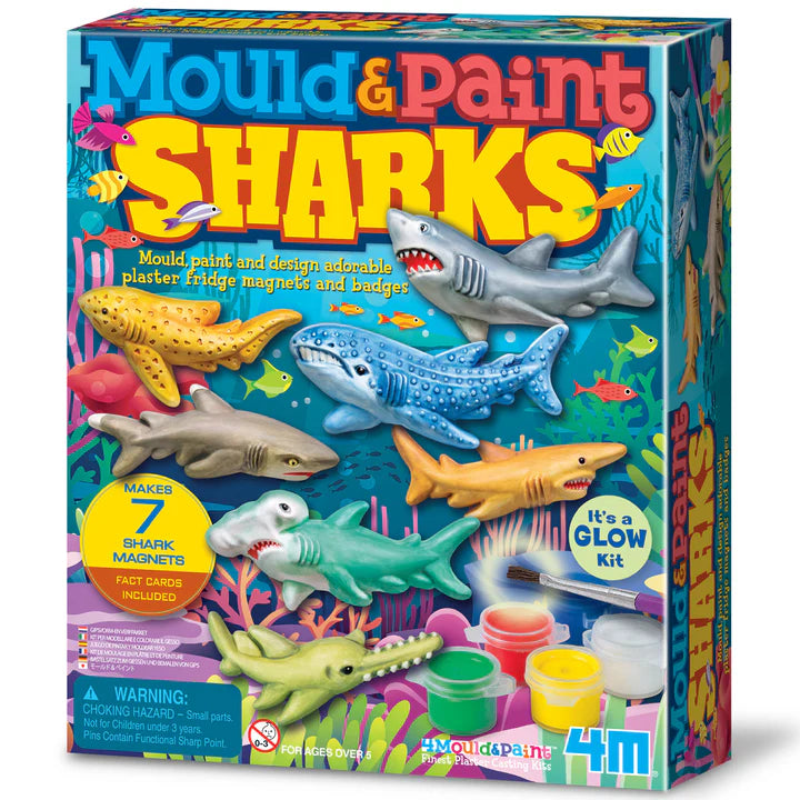 Moldea y pinta Tiburones