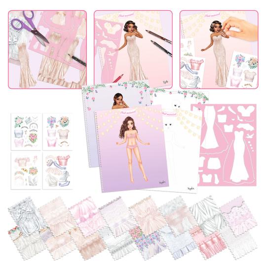 Libro para colorear especial de bodas de TOPModel