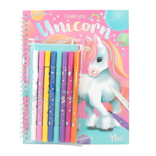 Ylvi Libro de colorear con set de colores