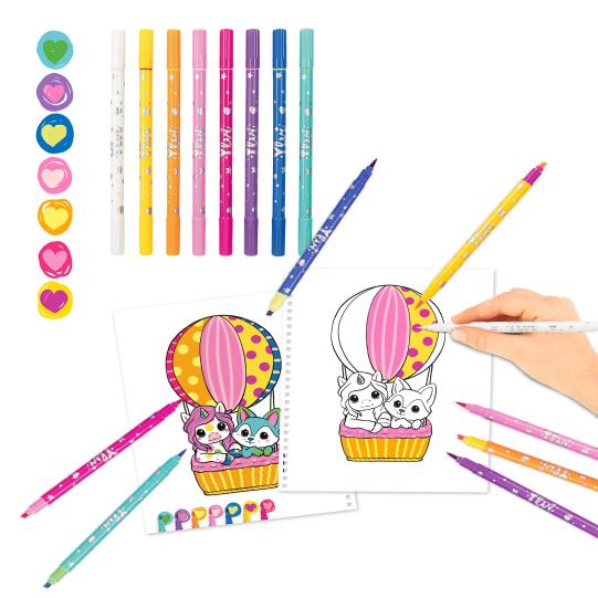 Ylvi Libro de colorear con set de colores