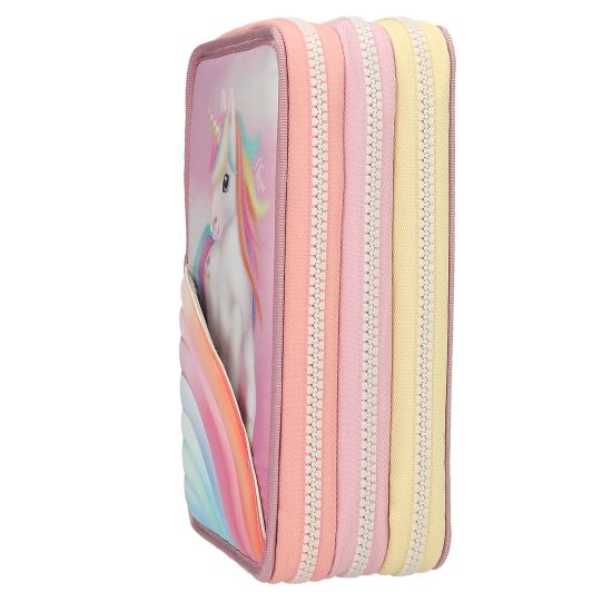 Estuche Triple Ylvi con lápices - color nube