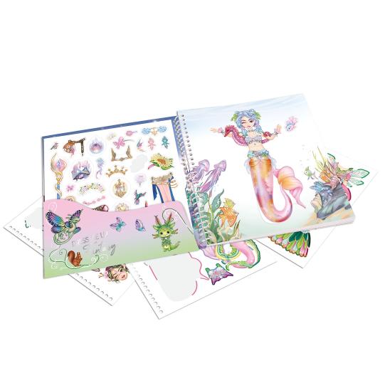Cuaderno con calcomanías TOPModel Dress me up - Fantasy