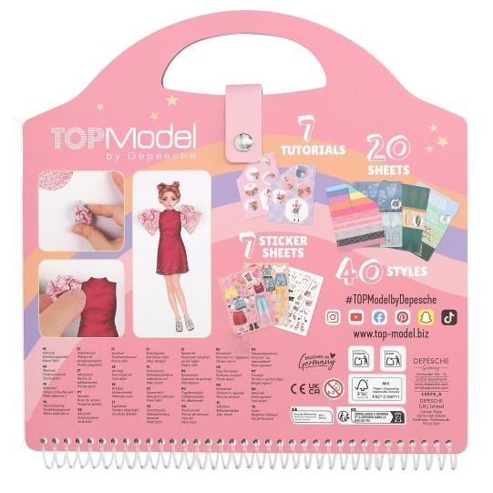 TOPModel cuaderno collage Dress me up