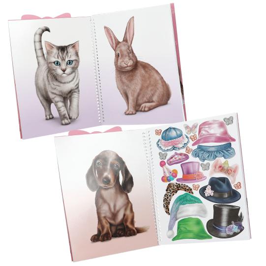 Libro de stickers Cute Animals de Top Model