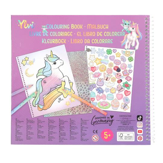 Libro para colorear del dragón de la suerte de Ylvi