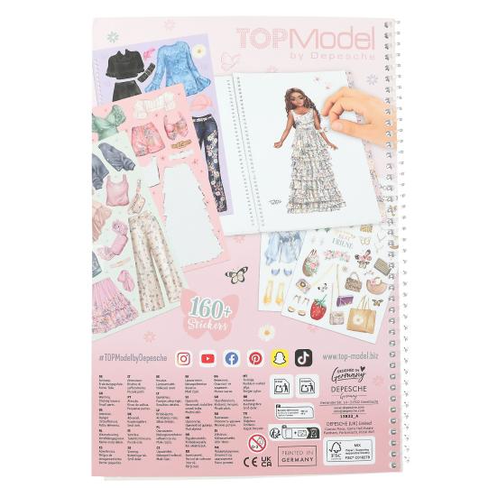 Libro stickers Top model dress me up - summer feeling