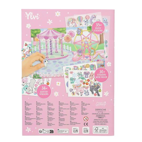Libro de stickers Ylvi Create your Unicorn World