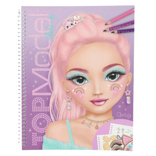 Libro de colorear TOPModel Make up