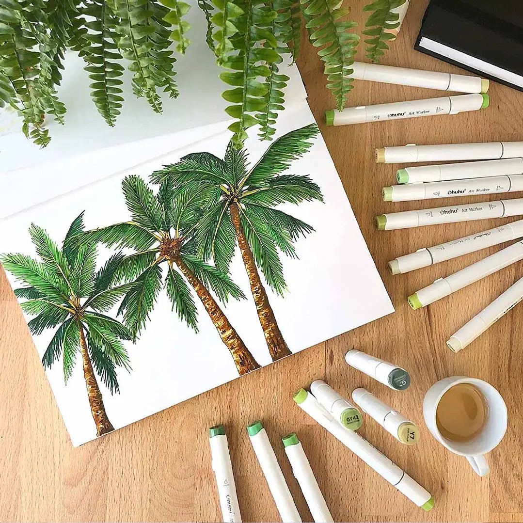 Sketchbook con prepicado para marcadores de alcohol