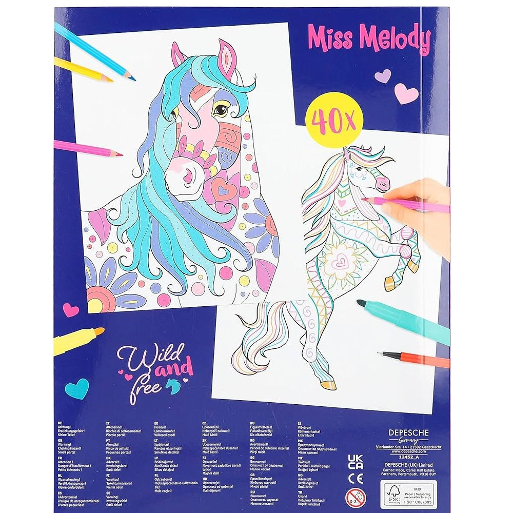 Miss Melody Colour & Design Book