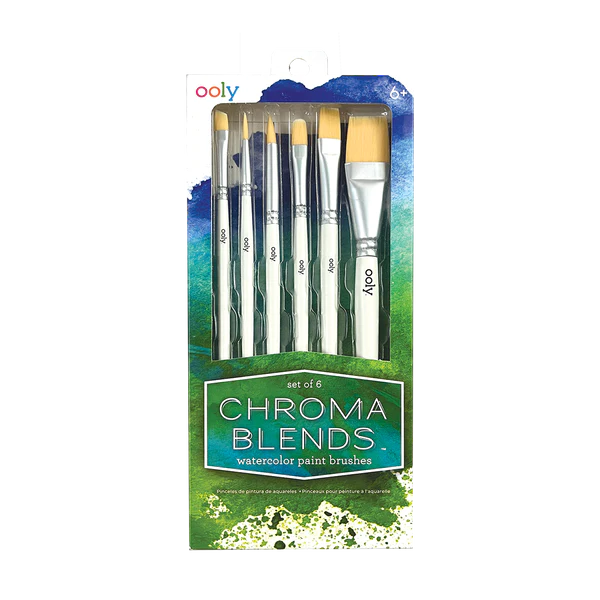 Set 5 Pinceles Chroma Blends para acuarela – Papelería Mi lápiz SpA