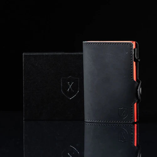 Billetera De Luxe Black & Red Xclusive