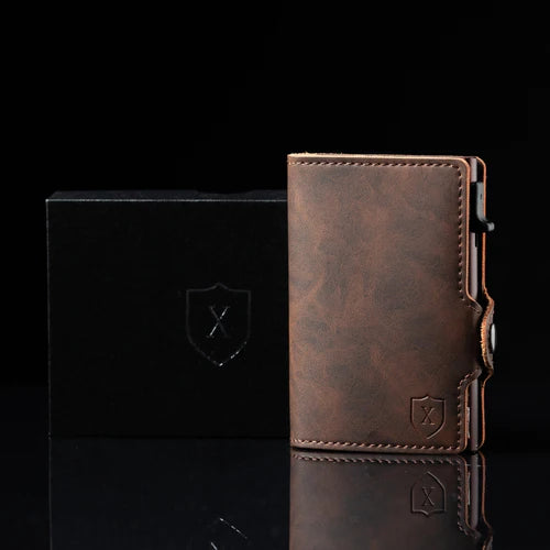 Billetera De Luxe Dark Brown Xclusive
