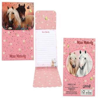 Miss Melody bloc de notas con cierre magnético
