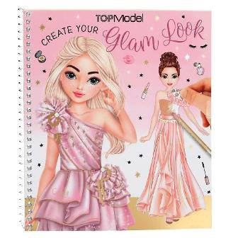 Cuaderno con Stickers TOPModel Dress me up - GLAM LOOK