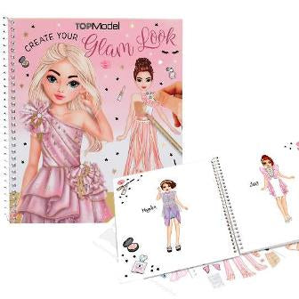 Cuaderno con Stickers TOPModel Dress me up - GLAM LOOK
