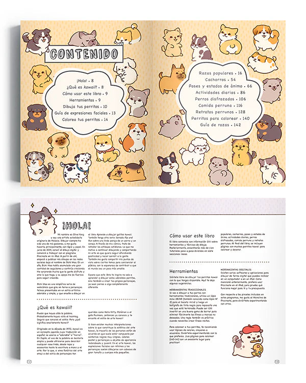 Aprende a dibujar - PERRITOS KAWAII