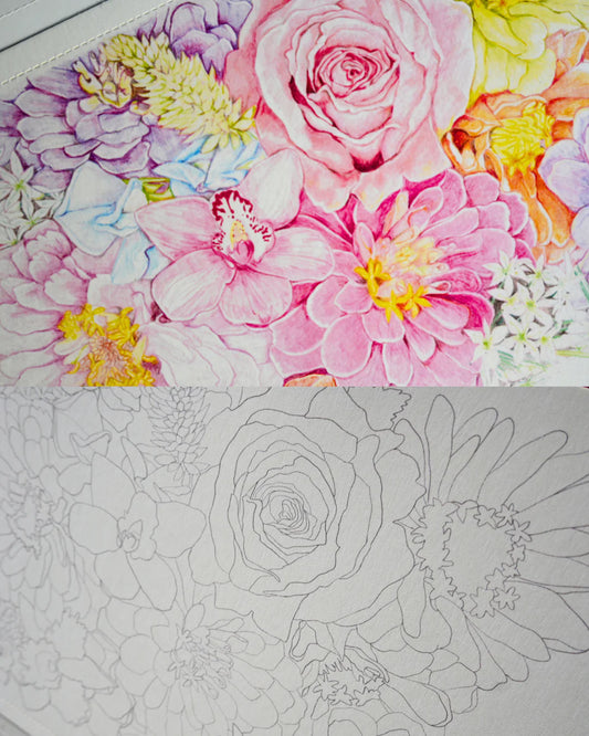 Libro para colorear - Fiore