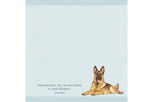 Taco de notas I love dogs