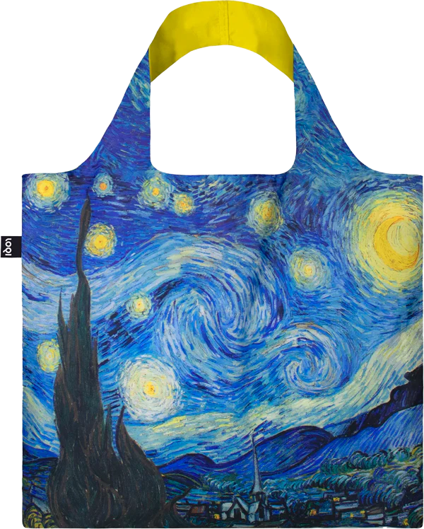 Bolsas Colección Museo - Van Gogh. Starry Night Neon Yellow