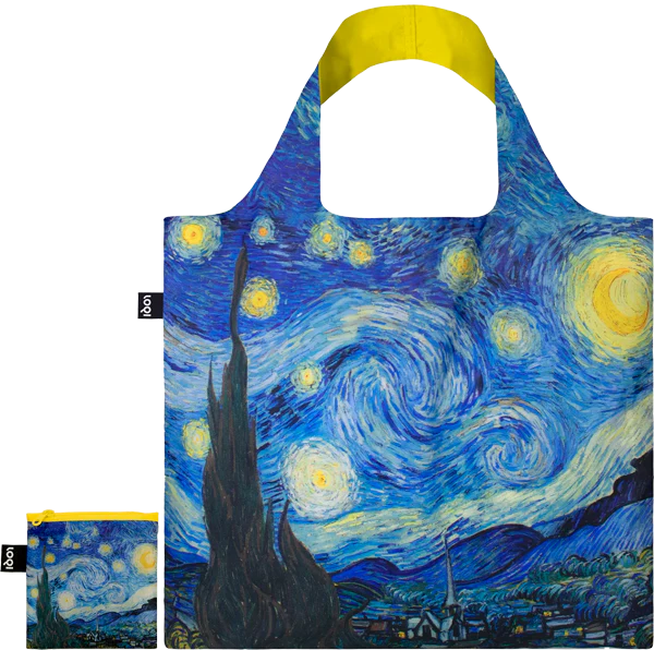 Bolsas Colección Museo - Van Gogh. Starry Night Neon Yellow