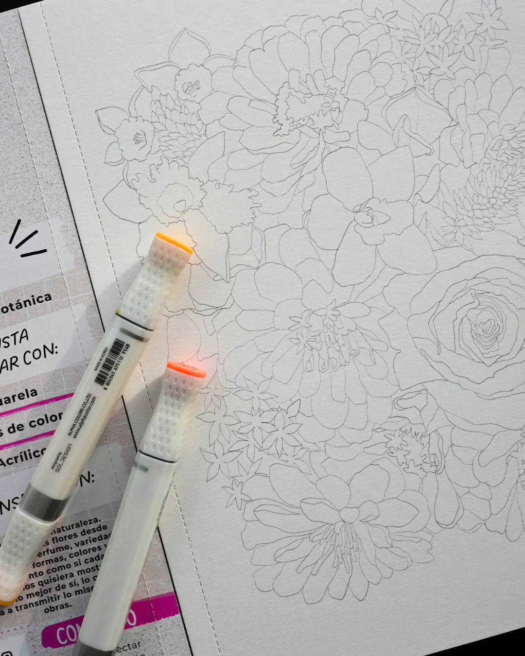 Libro para colorear - Fiore