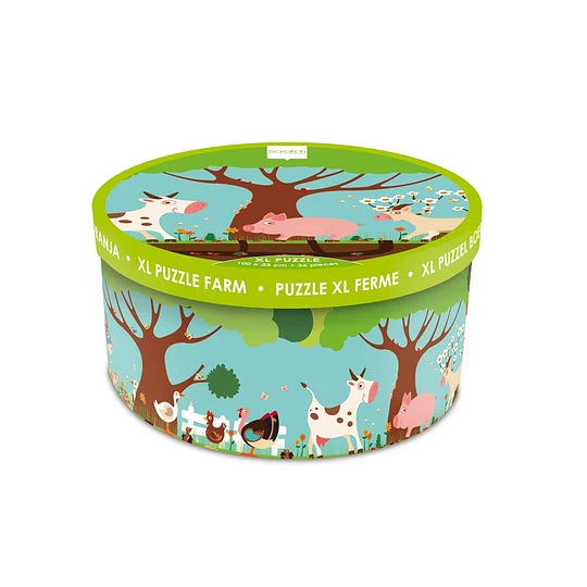 Puzzle de piso 36 piezas Granja