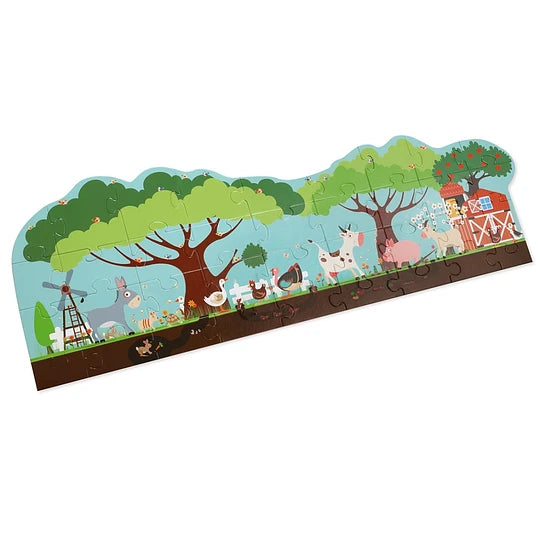 Puzzle de piso 36 piezas Granja