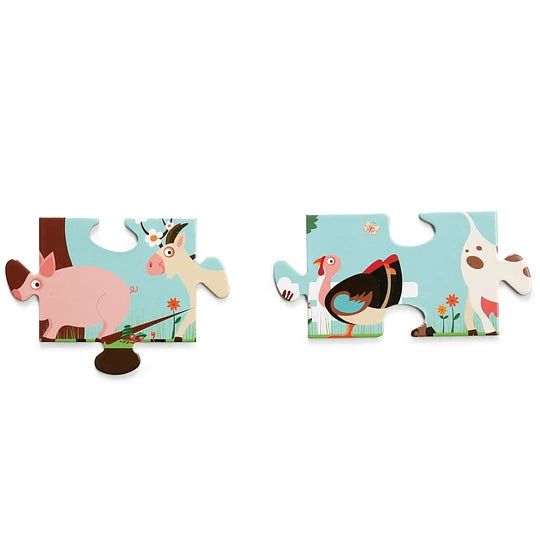 Puzzle de piso 36 piezas Granja