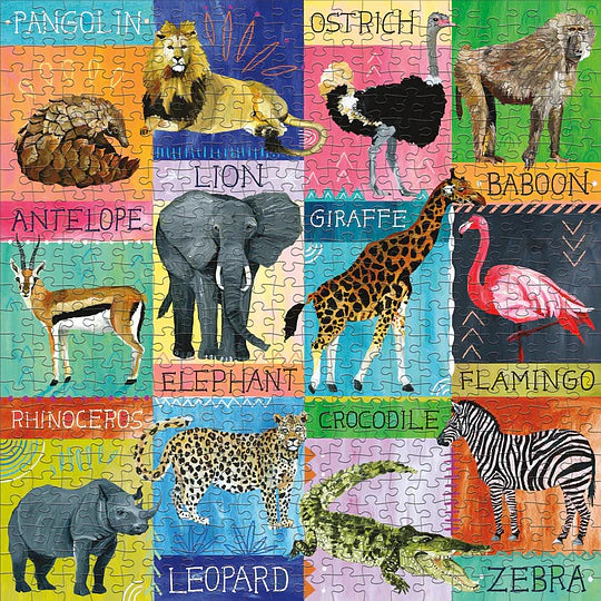 Puzzle Safari Pintado 500 piezas