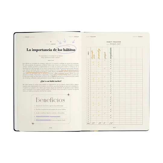 ASA Productivity Planner Clarity Rosado