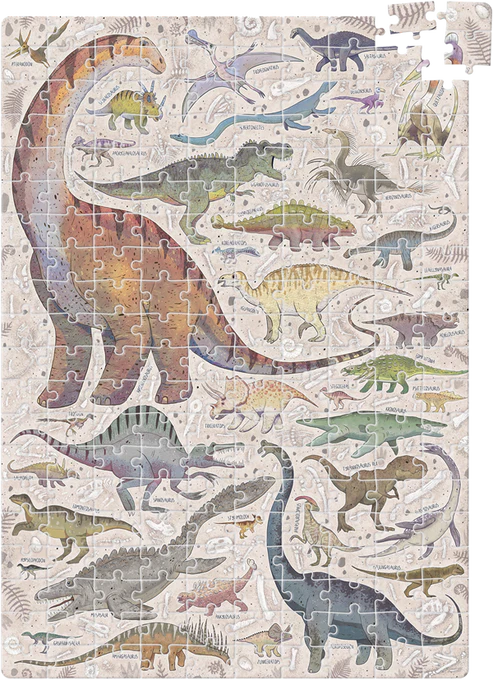 Puzzle PuzzLove Dinosaurios 200 piezas.