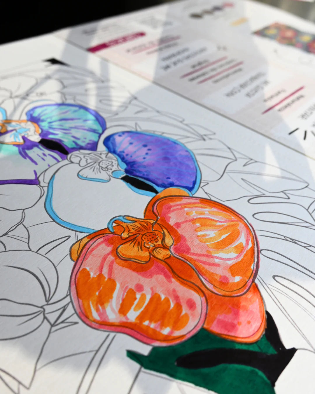 Libro para colorear - Fiore