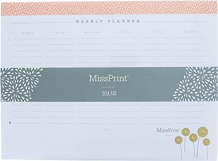 Planificador Semanal - Missprint