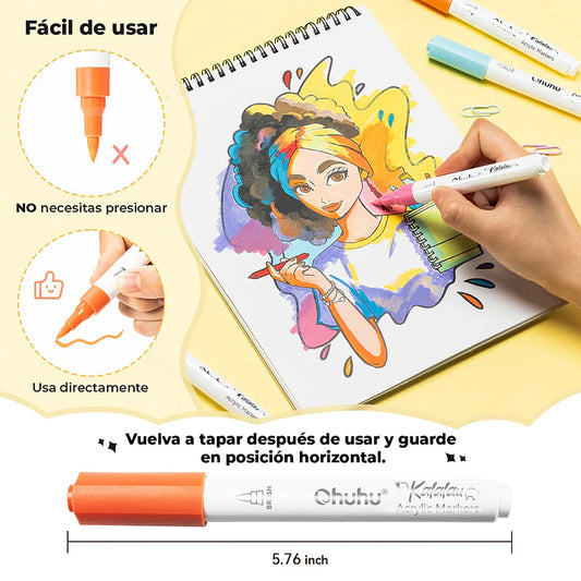 Set Kalalau de 30 marcadores acrílicos