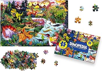 Puzzle Dinopedia (180 piezas: 132+48 )