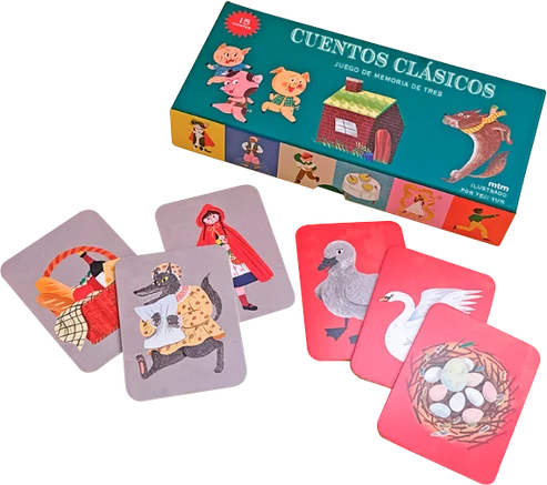 Juego de memoria Cuentos clásicos.