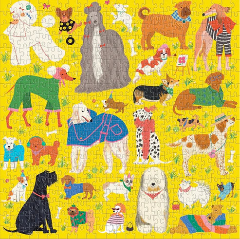Puzzle Fashionable Dogs 500 piezas