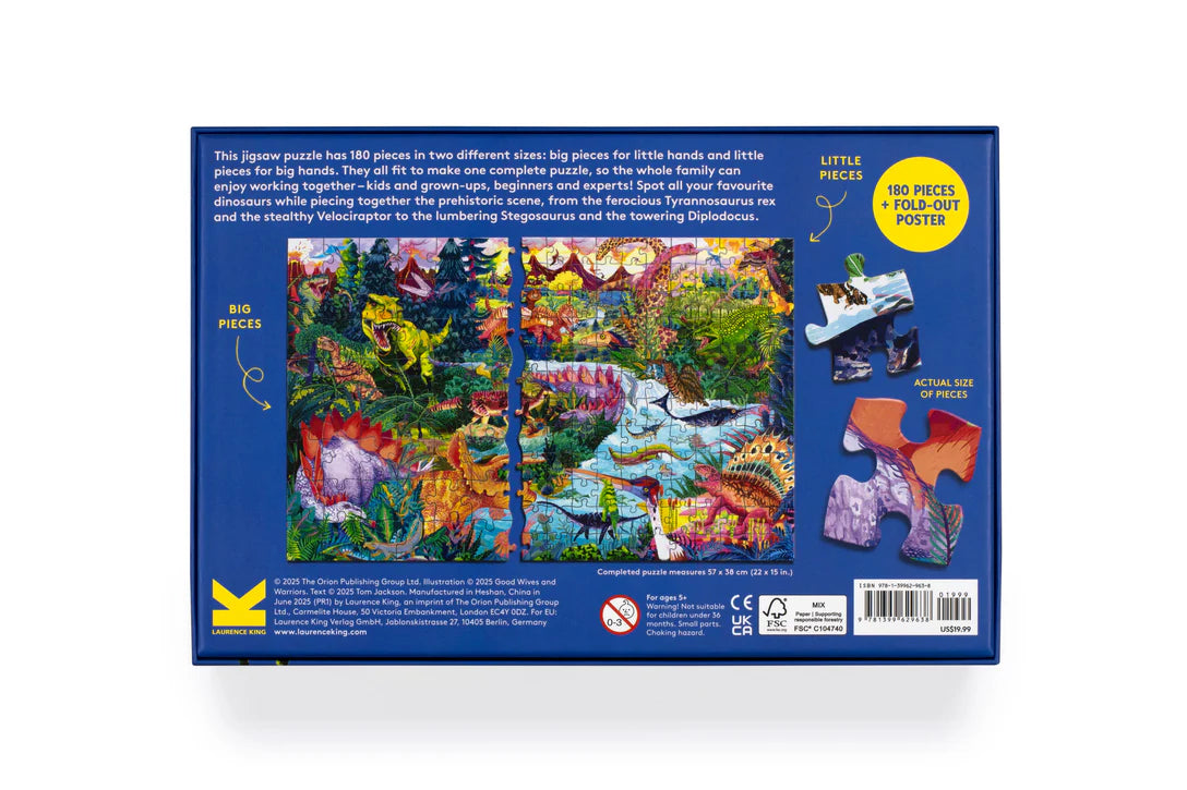 Puzzle Dinopedia 180 piezas