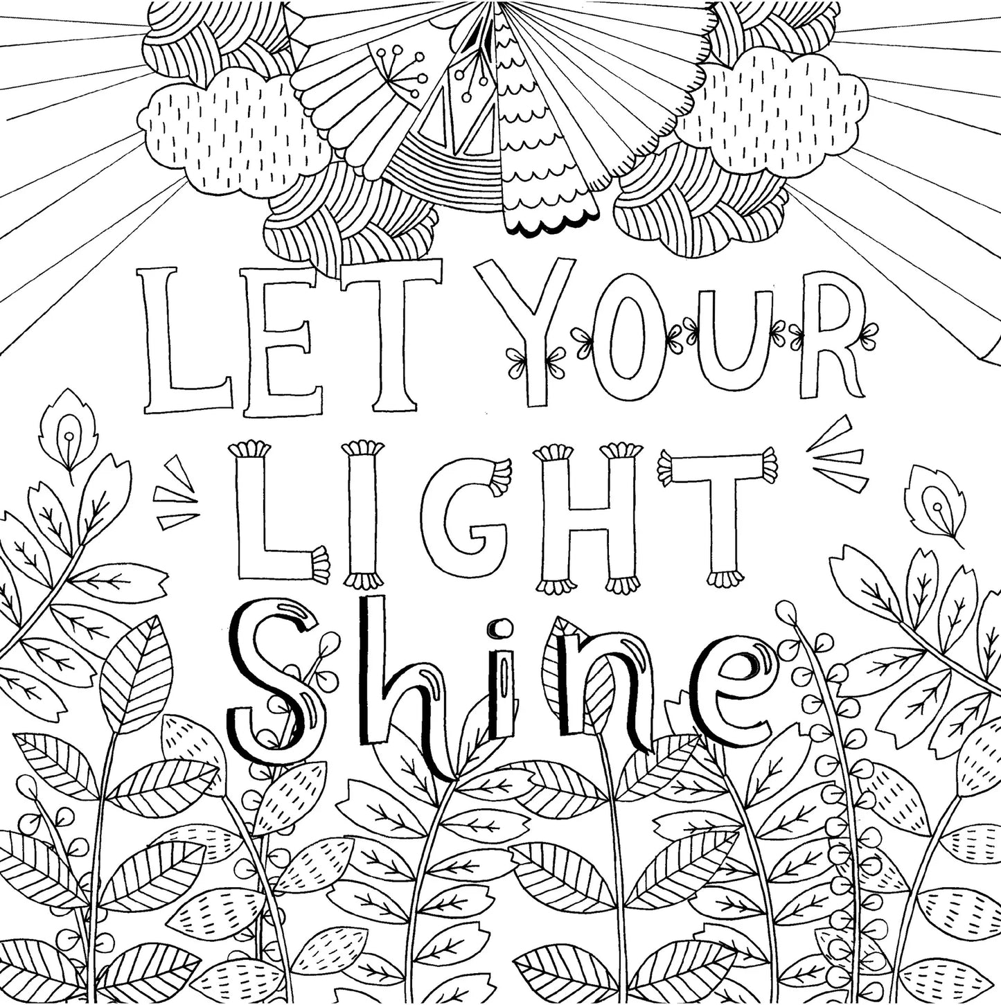 Libro para colorear - Blessed