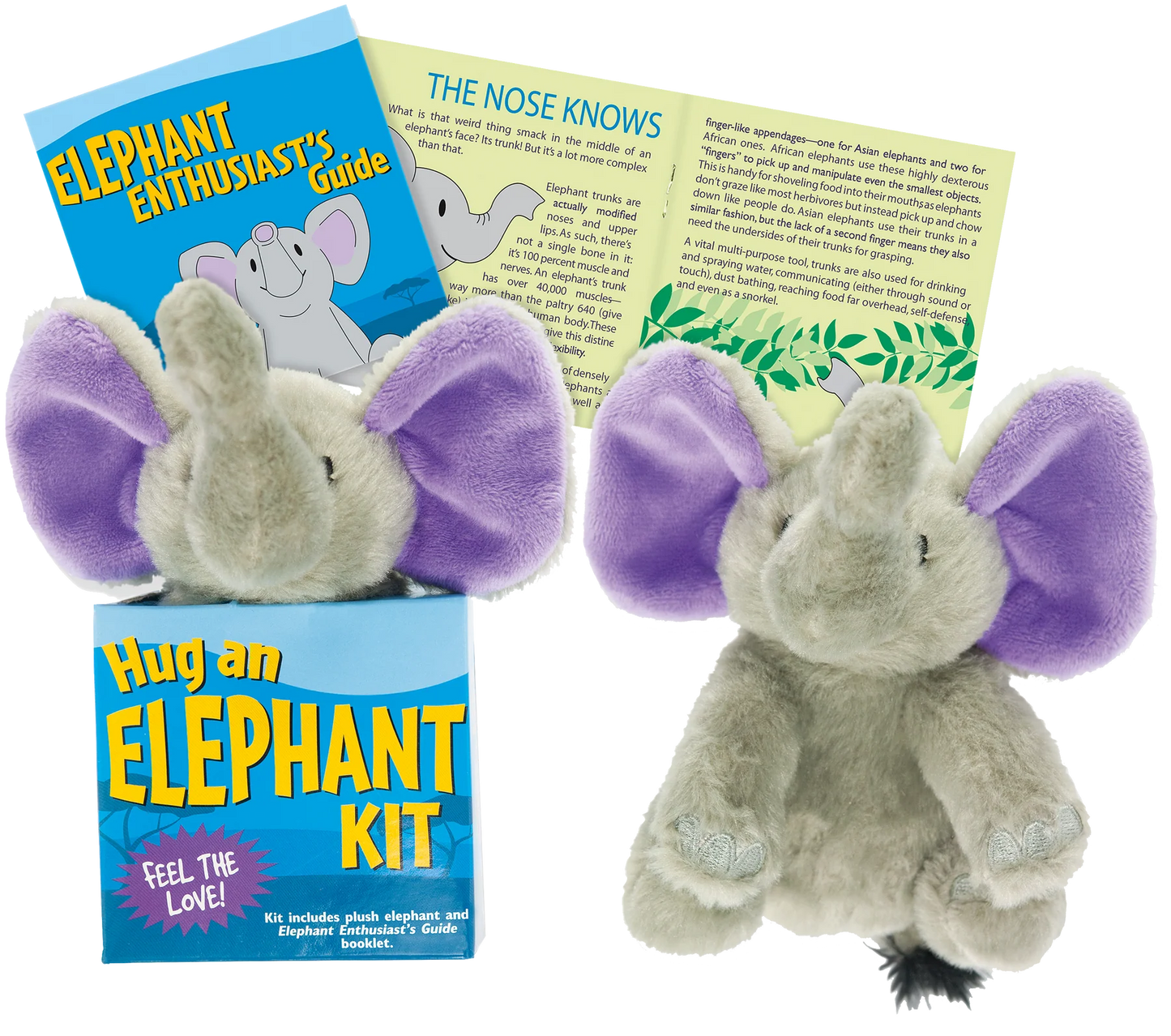 Peluche y libro - Bebe Elefante