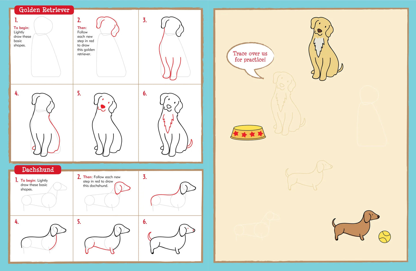 Libro aprende a dibujar - Mascotas