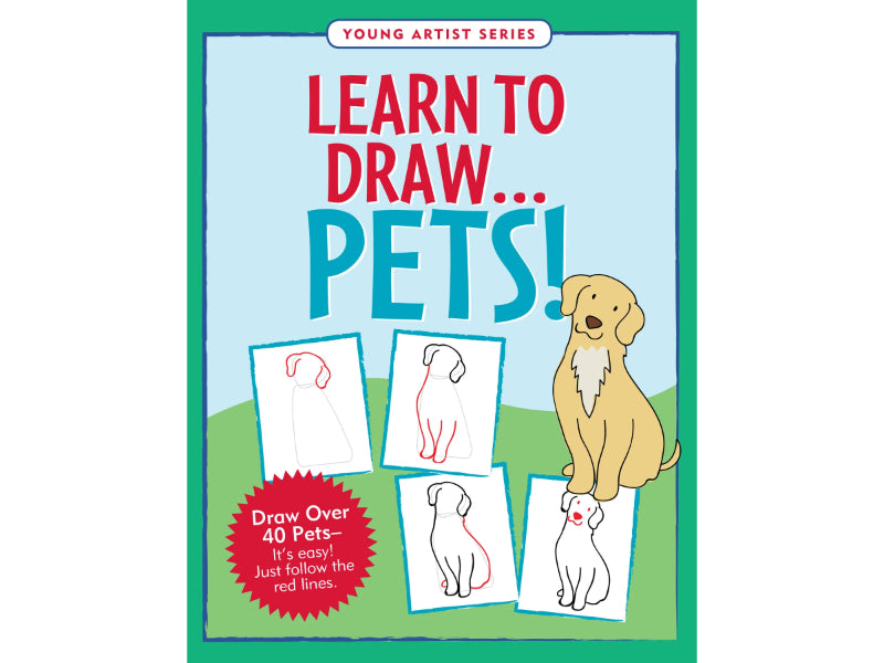 Libro aprende a dibujar - Mascotas
