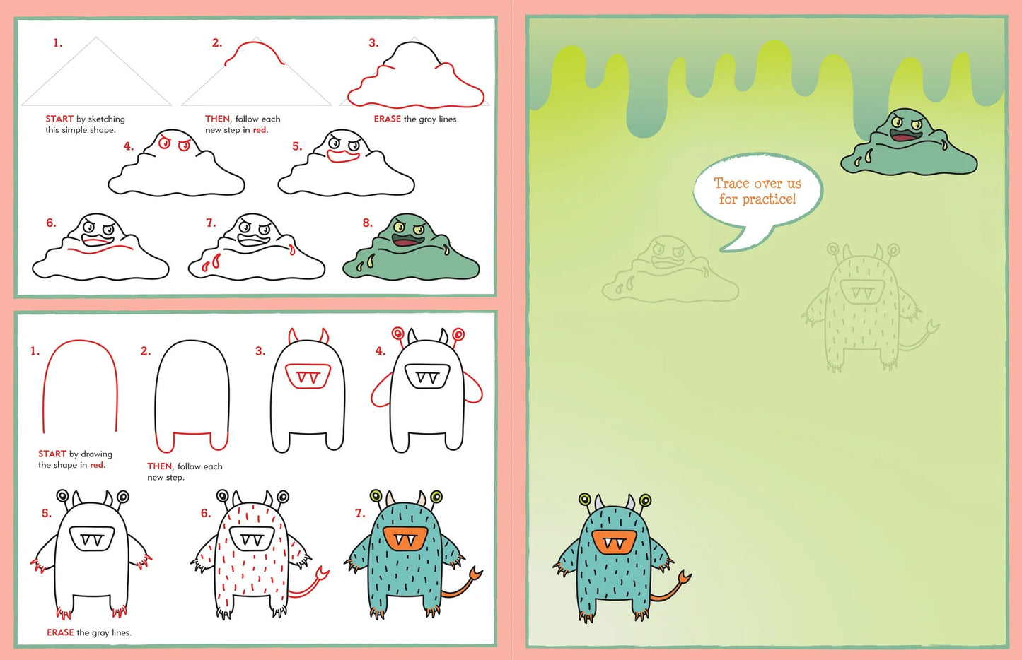 Libro Aprende a Dibujar Monstruos