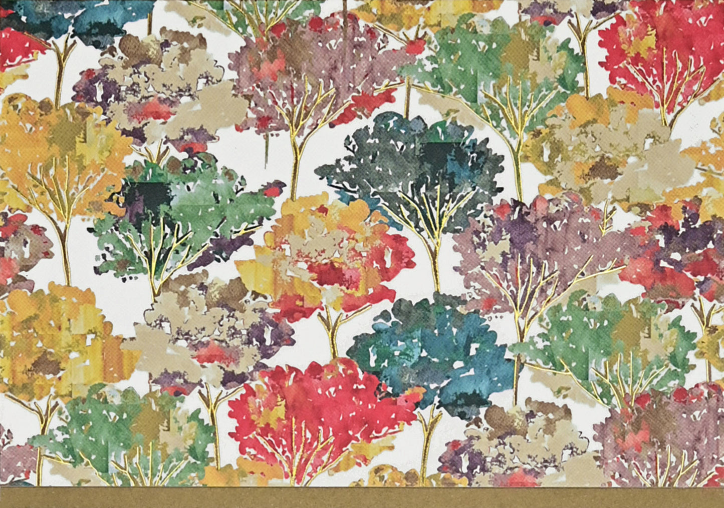 Set de tarjetas y sobres Flores de Otoño