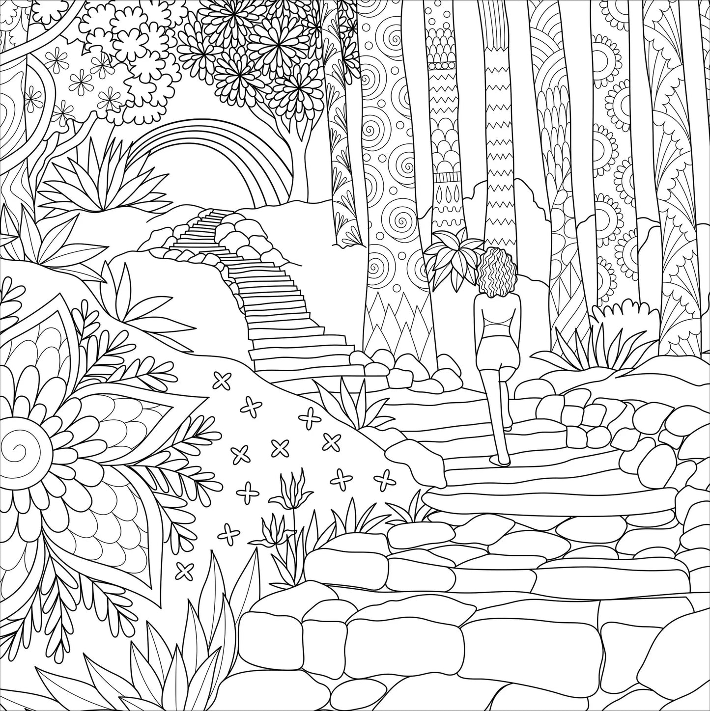 Libro para colorear - Boho dreams
