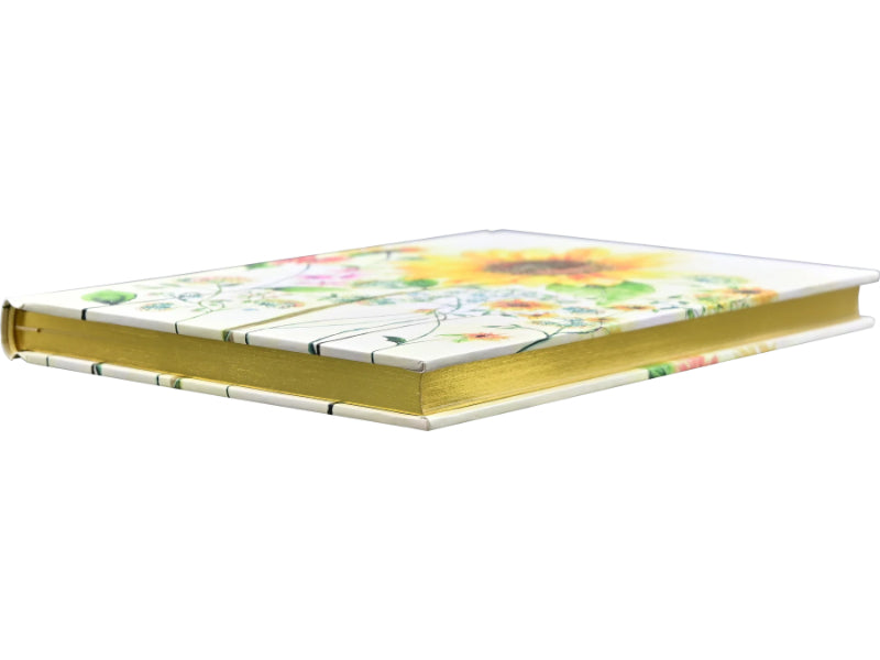 Libreta Grande Watercolor Sunflower