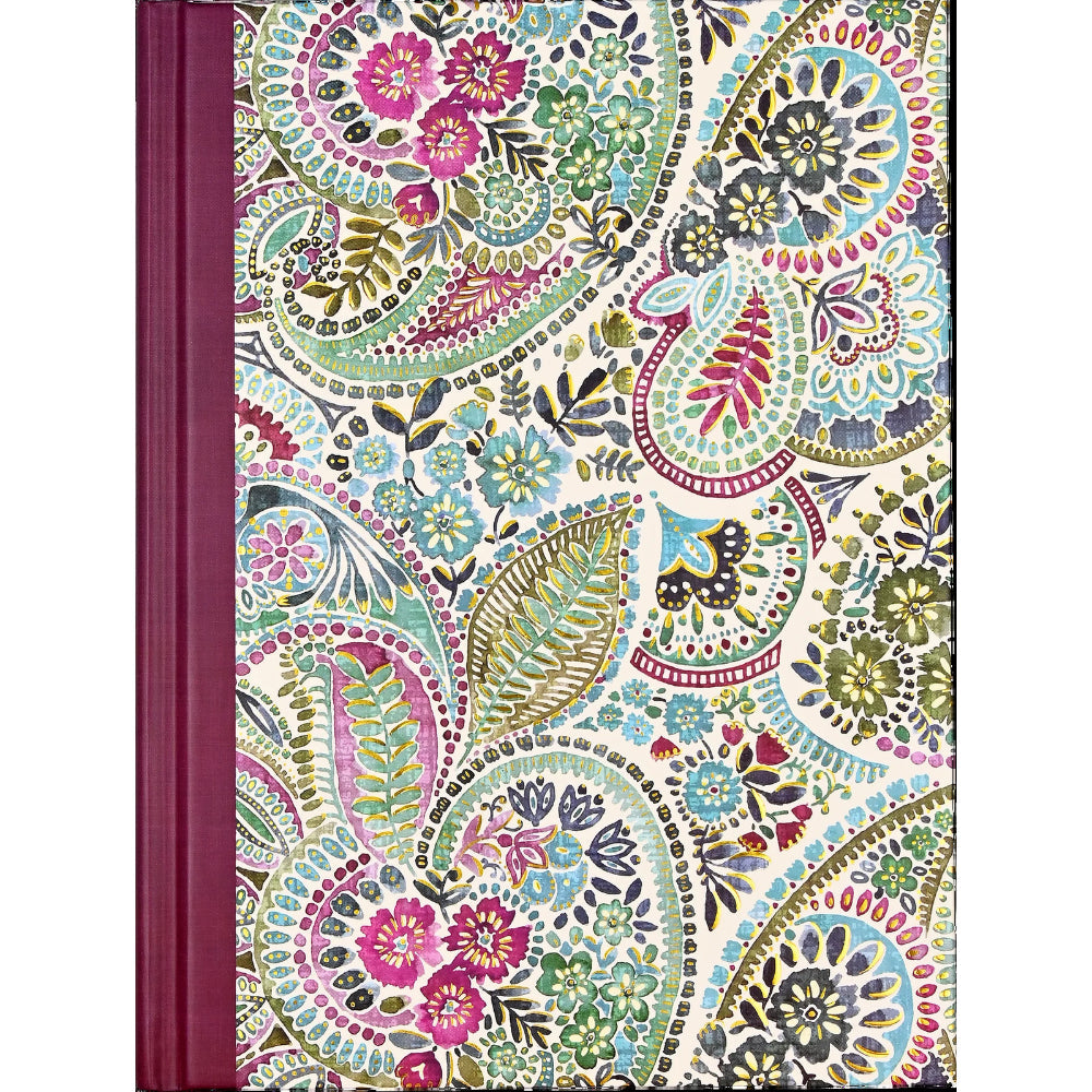 Libreta Grande Watercolor Paisley