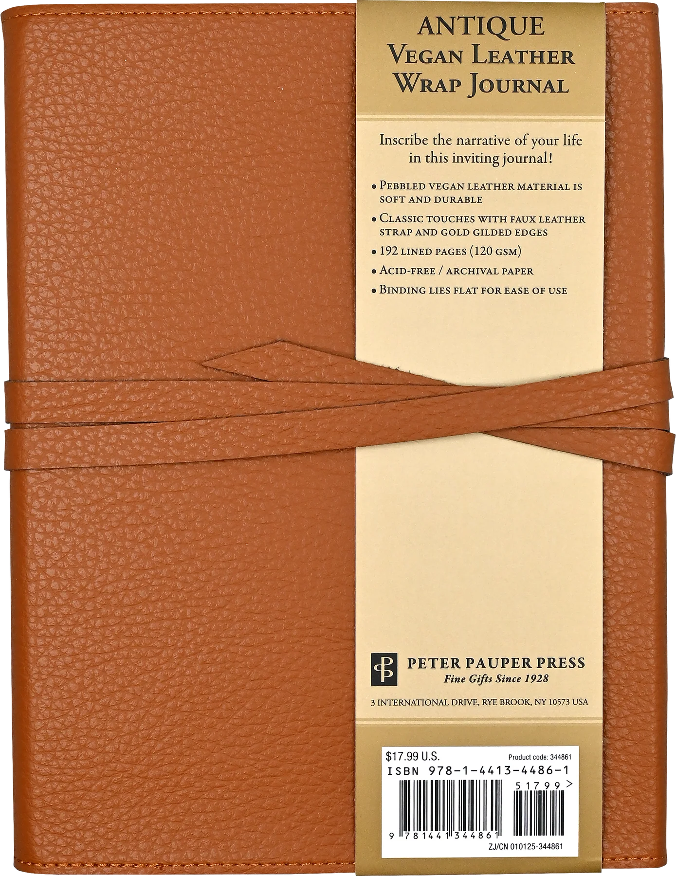 Libreta Ecocuero mediana Terracota